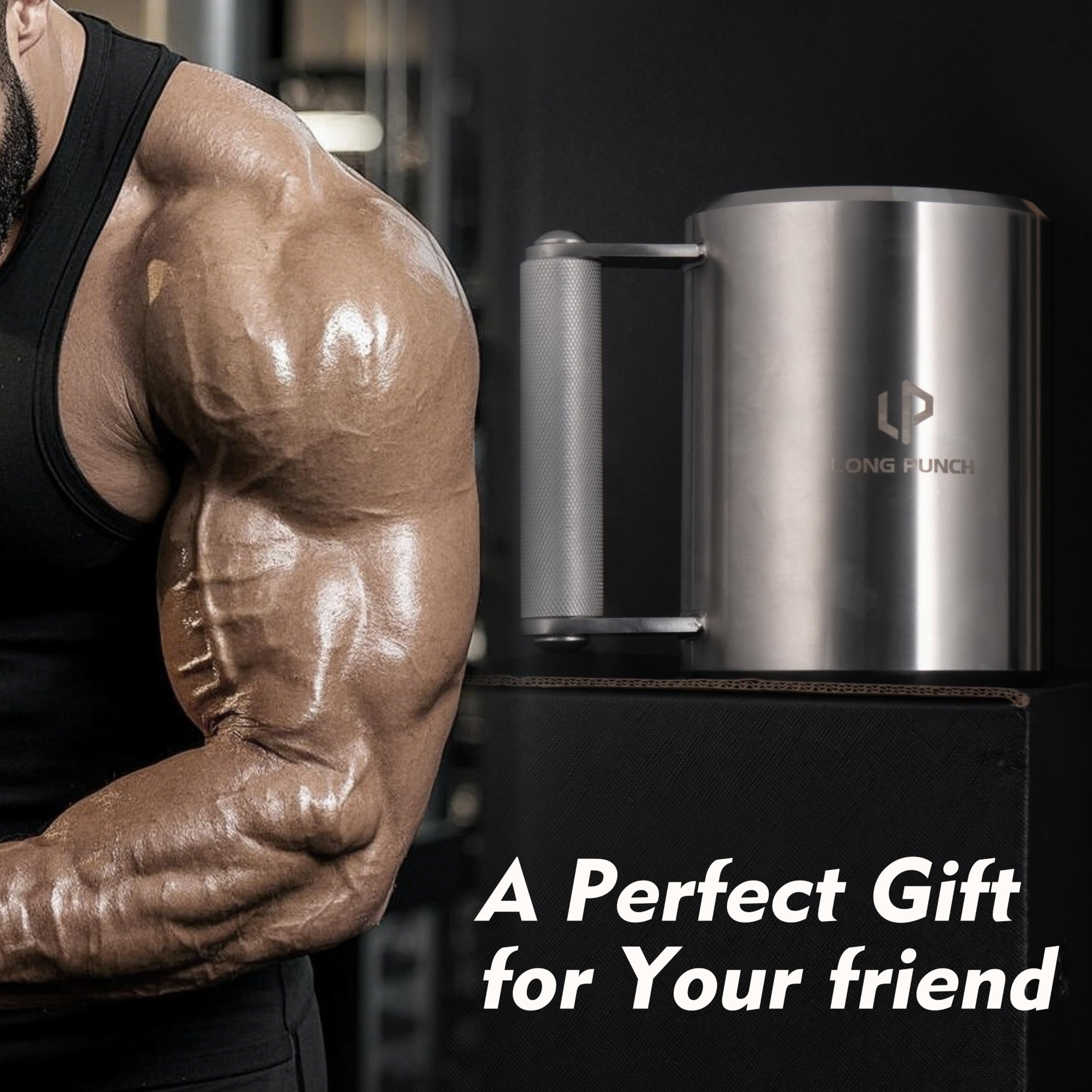 Amazon.com | LongPunch Heavy Mug 10KG/22LB 14 oz, Stainless Steel